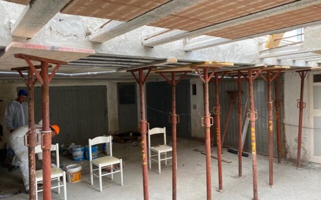 RINFORZO STRUTTURALE TRAVE DI COLLEGAMENTO