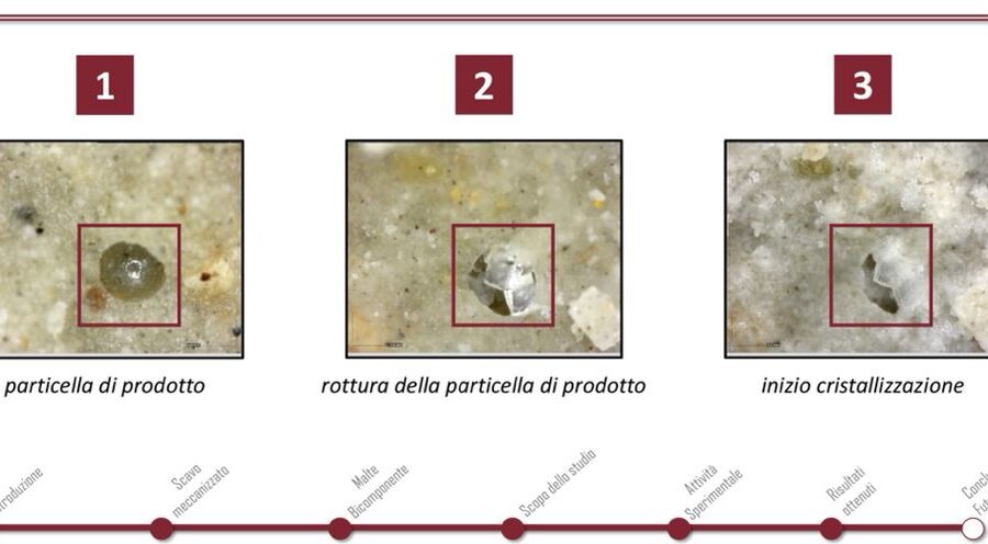 Sperimentazione dell’effetto cristallizzante all’interno di boiacche cementizie con rapporto A/C 0,7